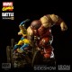 Marvel Wolverine vs Juggernaut 1/6 Scale Diorama 44 CM